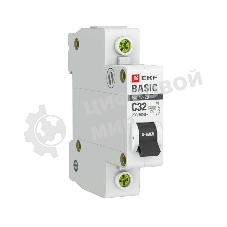 Выключатель автоматический EKF mcb4729-1-32C 1P 32А (C) 4,5кА ВА 47-29 EKF Basic