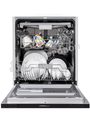 Встраиваемая посудомоечная машина HOMSair DW67M, черный, 59.8 см, 14 компл., 47 дБ, класс A++