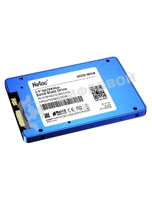 Накопитель SSD Netac N535S, 960Gb, SATA3, 2.5