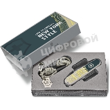 Нож перочинный Victorinox Companion New York Style (1.3909.E223) 91мм 16функц. зеленый с чехлом подар.коробка