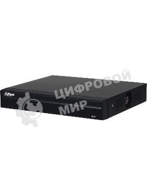 Видеорегистратор IP 16-канальный DAHUA 4K и H.265+. Входящий поток до 160 Мбит/с; сжатие: H.265+, H.265, H.264+, H.264; разрешение записи до 12Мп; накопители: 1 SATA III до 20Тбайт; воспроизведение: 8к