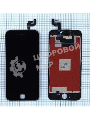 Дисплей для Apple iPhone 6S в сборе с тачскрином (AAA), черный