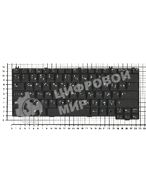 Клавиатура для ноутбука Lenovo Ideapad 3000 C100 C200 N100 N200 N220 N440 N500 V100 V200 Y500 черная