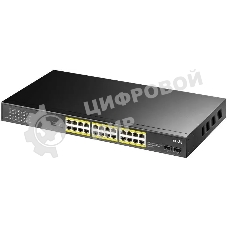 Коммутатор Cudy GS1028PS2 (L2) 24x1 Гбит/с 2SFP 24PoE+ 300W неуправляемый