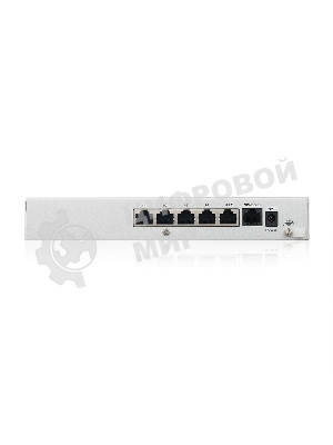 Межсетевой экран Zyxel USG FLEX 50HP, 1xRJ-45: 1G PoE+ (LAN/WAN), 4xRJ-45: 1G (LAN/WAN), 1xUSB3.0 **