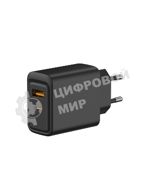 Сетевое зарядное устройство Rexant с портами USB-A и USB-C, 30Вт, черный