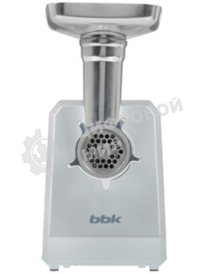 Мясорубка электрическая BBK MG2005 2000 Вт, белый/серый, 2000 Вт, 2.0 кг/мин, реверс, защита от перегрузки, металлический лоток, насадки - 5