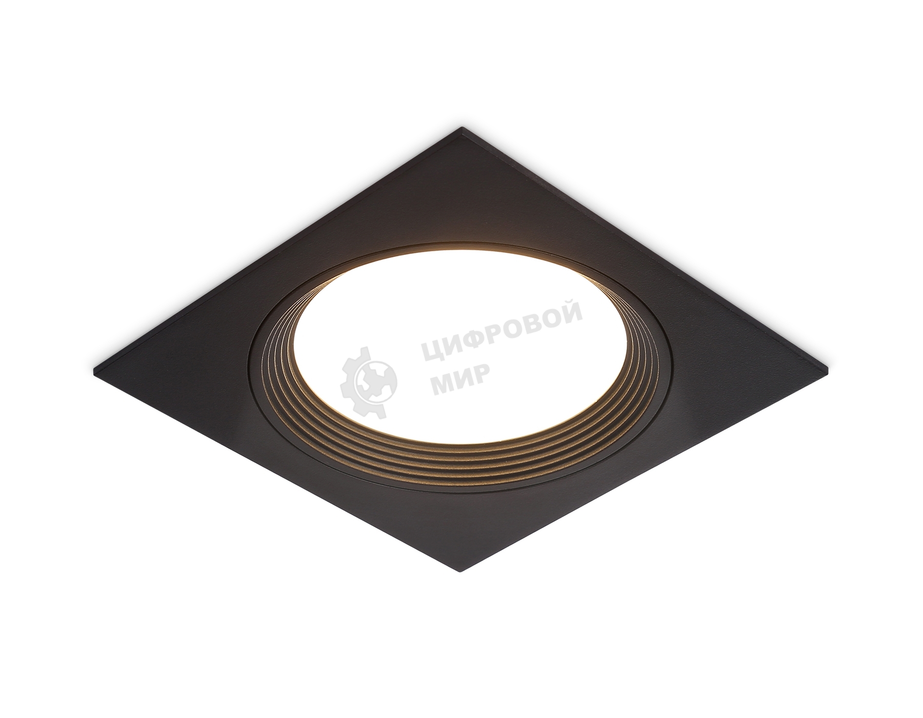 Светильник Ambrella light TN51804 BK черный GX53 max 15W 110*110*23