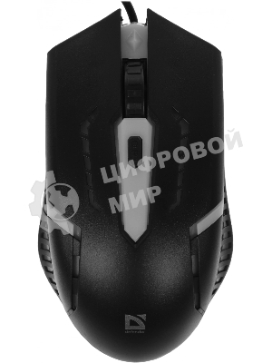Мышь проводная Defender Flash MB-600L черный, 1200 dpi, USB, кнопки - 4