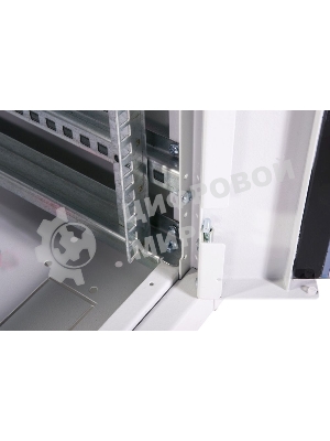 Шкаф телекоммуникационный напольный ЭКОНОМ 18U (600 600) дверь стекло, дверь металл