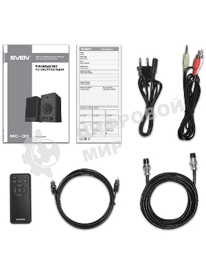 Акустическая система SVEN АС MC-30, черный (200 Вт, Bluetooth, пульт, Optical)