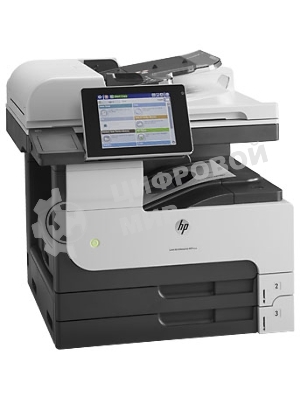 МФУ лазерное HP LaserJet Enterprise MFP M725dn (CF066A), A3, ч/б, печ. до 41 стр/мин., скан. до 50 стр/мин., 1200 x 1200 dpi (печать) 600x600dpi (скан.), USB, RJ-45, Air Print