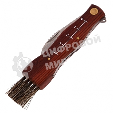 Нож грибника складной Palisad 145 мм, деревянная рукоятка