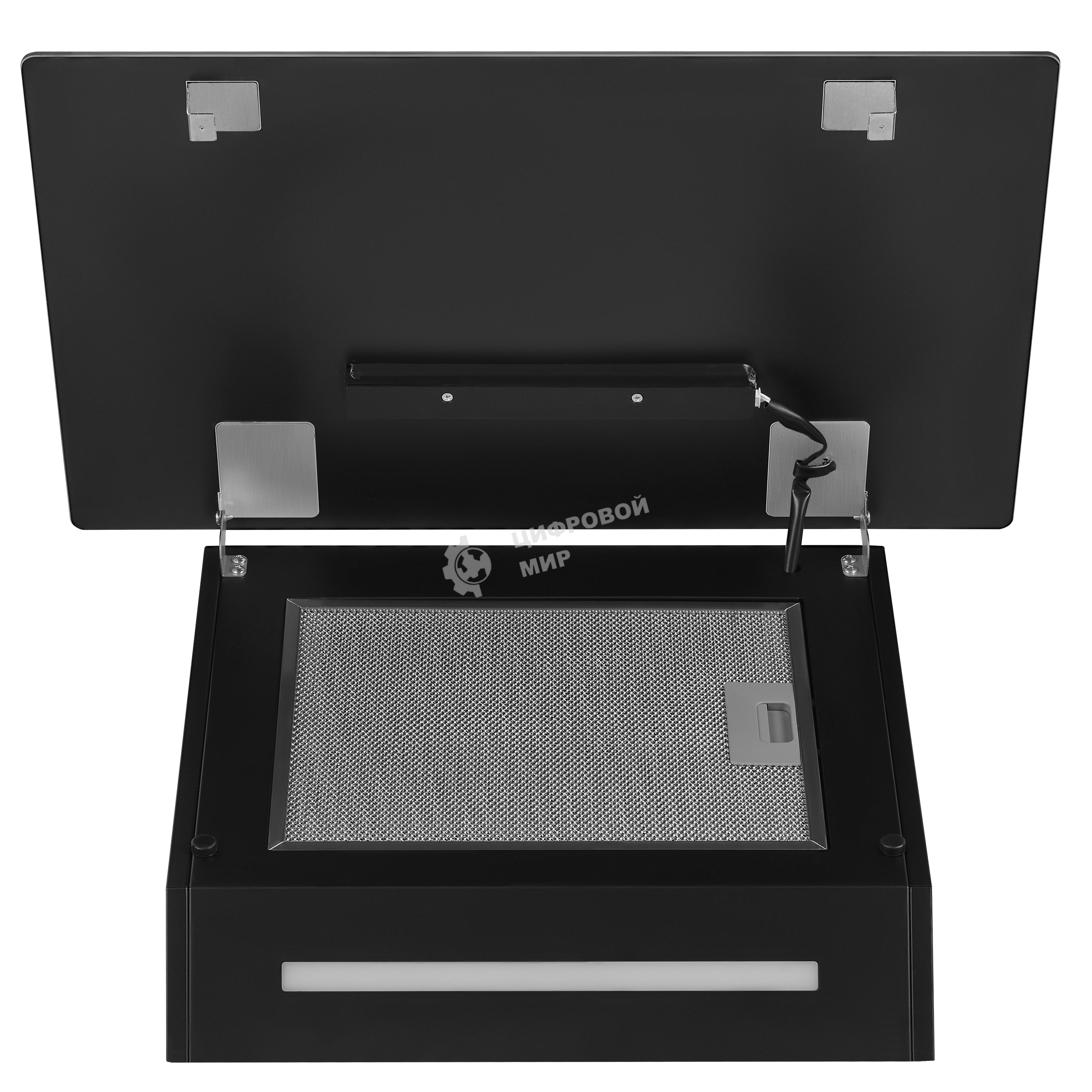 Вытяжка наклонная Maunfeld Falcon 60 Glass черная, 59.5 см, 1150 куб. м/ч, 54 дБ