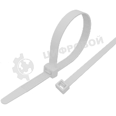Хомут-стяжка кабельная нейлоновая Rexant 300 x 3,6 мм, белая, упаковка 100 шт.