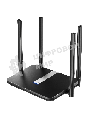 Роутер беспроводной Cudy LT500 AC1200 10/100BASE-TX/4G cat.4 черный
