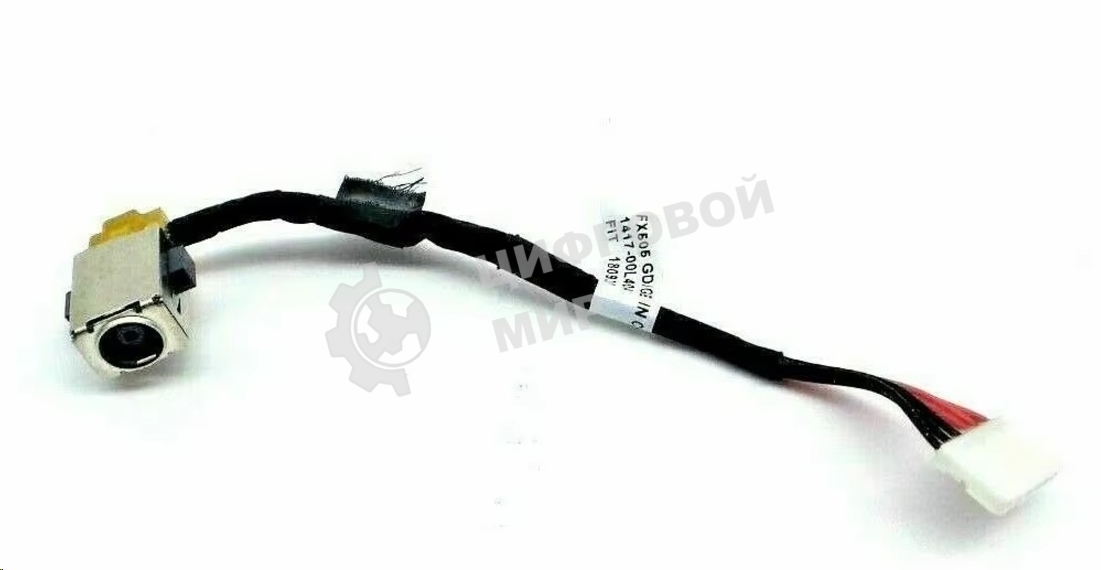 Разъем для ноутбука Asus TUF Gaming FX505 FX506 6-pin c кабелем