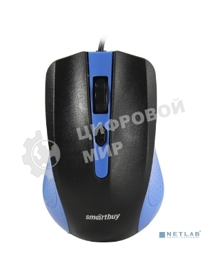 Мышь проводная Smartbuy ONE 352 сине-черная SBM-352-BK