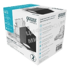 Светильник садово-парковый Gauss Cube настенный архитектурный, 2xGU10, 67x92x80мм, 170-240V/50Hz, 2xMax.35W, IP54, 1/36