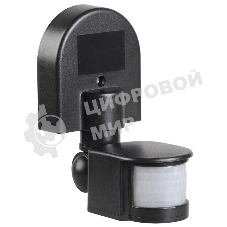 Детектор движения ДД 008 1100Вт угол обз. 180град. дальн. 12м IP44 черный IEK LDD10-008-1100-002