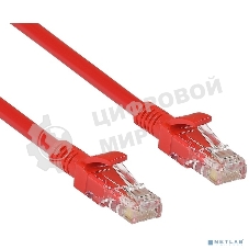 Патч-корд UTP cat.5e, 1.5м ExeGate красный