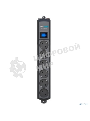Сетевой фильтр Surge protector Pilot S Max (5 euros + 1GP), 15A/3.5kVA, automatic, 3 m, graphite