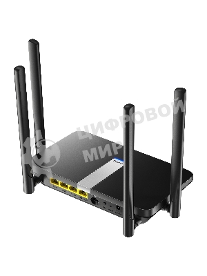 Роутер беспроводной Cudy LT500 AC1200 10/100BASE-TX/4G cat.4 черный