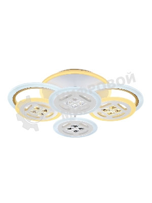 Светильник Ambrella light FA2951/6 WH белый 4200K/3000K+6400K/6400K+3000K 125W 550*405*150 (ПДУ ИК)