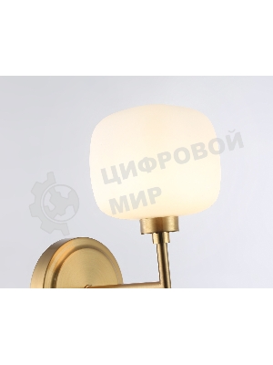 Настенный светильник Ambrella light LH53021 BS/FR латунь/белый матовый G9 max 40W 195*120*230