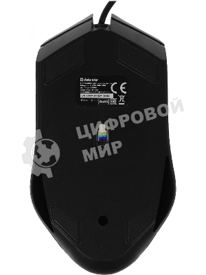 Мышь проводная Defender Flash MB-600L черный, 1200 dpi, USB, кнопки - 4