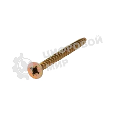 Саморез универсальный Kranz 5х60, желтый цинк, короб (100 шт./уп.)