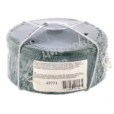 Проволока с ПВХ покрытием Сибртех, зеленая 1,2 мм, длина 50 м