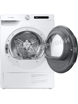 Сушильная машина Samsung DV90T5240AW/LP белый, 9 кг, сушка - тепловой насос, программ - 14, 60 x 85 x 65 см