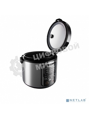 Мультиварка Redmond RMC-M36 сталь/черный