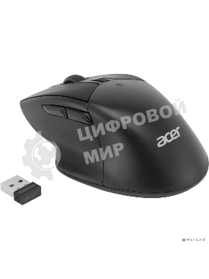 Мышь беспроводная Acer OMR150 черный, 1600 dpi, радиоканал, USB, кнопки - 6