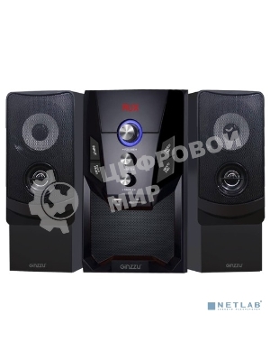 Акустическая система 2.1, 50W/BT/USB/SD/FM/ДУ Ginzzu GM-415