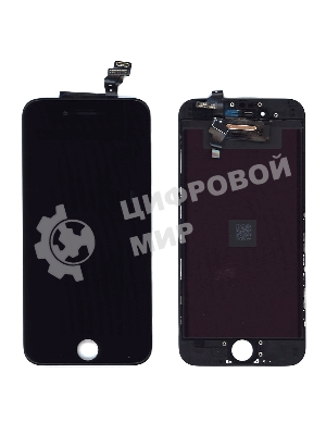 Дисплей Amperin для Apple iPhone 6 в сборе с тачскрином (IPS), черный