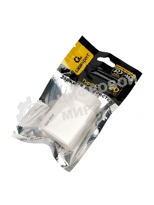 Зарядное устройство Cablexpert MP3A-PC-59, 20Вт GaN, 3А, QC4.0/PD, 1xType-C, белый, пакет