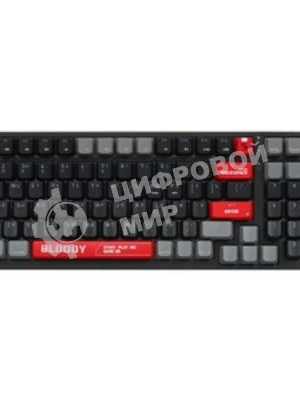 Клавиатура беспроводная механическая A4Tech Bloody WS98 Naraka USB черный/красный (WS98)