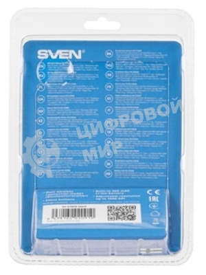 Мышь беспроводная SVEN RX-570SW черный, 1600 dpi, радиоканал, Bluetooth, USB, кнопки - 4