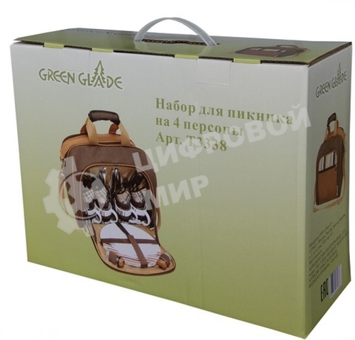 Набор для пикника GREEN GLADE 3338 34пр 15л