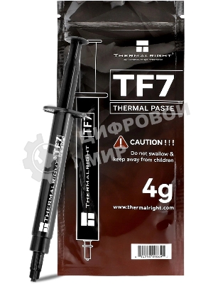 Термопаста Thermalright Thermal Grease TF7-4G, 4 г, 12.8 Вт/(м⋅К), шприц