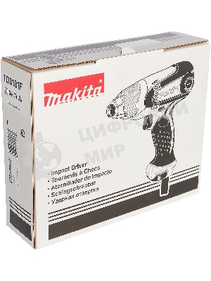 Дрель-шуруповерт Makita TD0101F, 230 Вт, 100 Нм, щеточный, ударный