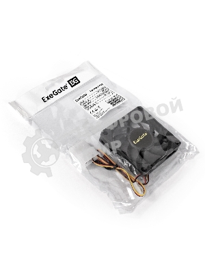 Вентилятор для корпуса ExeGate EX07015H3PM черный, 70 мм, 3000 об/мин, 26 дБ, 3 pin