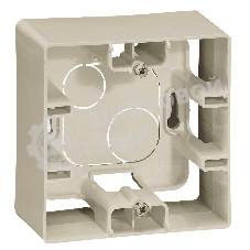 Legrand 672520 Коробка накладного монтажа - 1 пост - Etika - слоновая кость