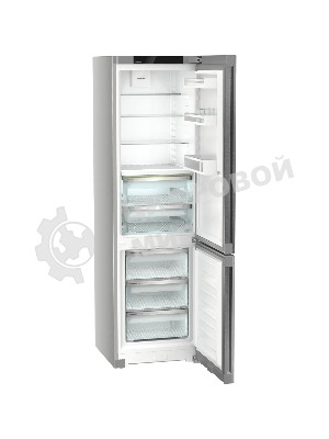 Холодильник Liebherr CBNsdc 573i-22 серебристый двухкамерный 266/94л морозилка снизу, No Frost