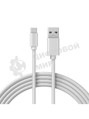 Кабель Rexant USB-A - Type-C, 3A, 2м, ПВХ, белый
