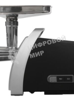 Мясорубка электрическая Bosch MFW68640 черный, 2200 Вт, 4.3 кг/мин, реверс, металлический лоток, насадки - 5