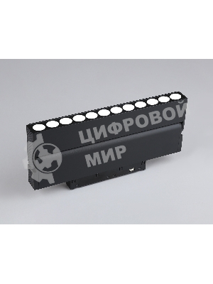 Светильник трековый светодиодный GL4048 BK черный IP20 12W 4200K 48V 24° 223*22*105