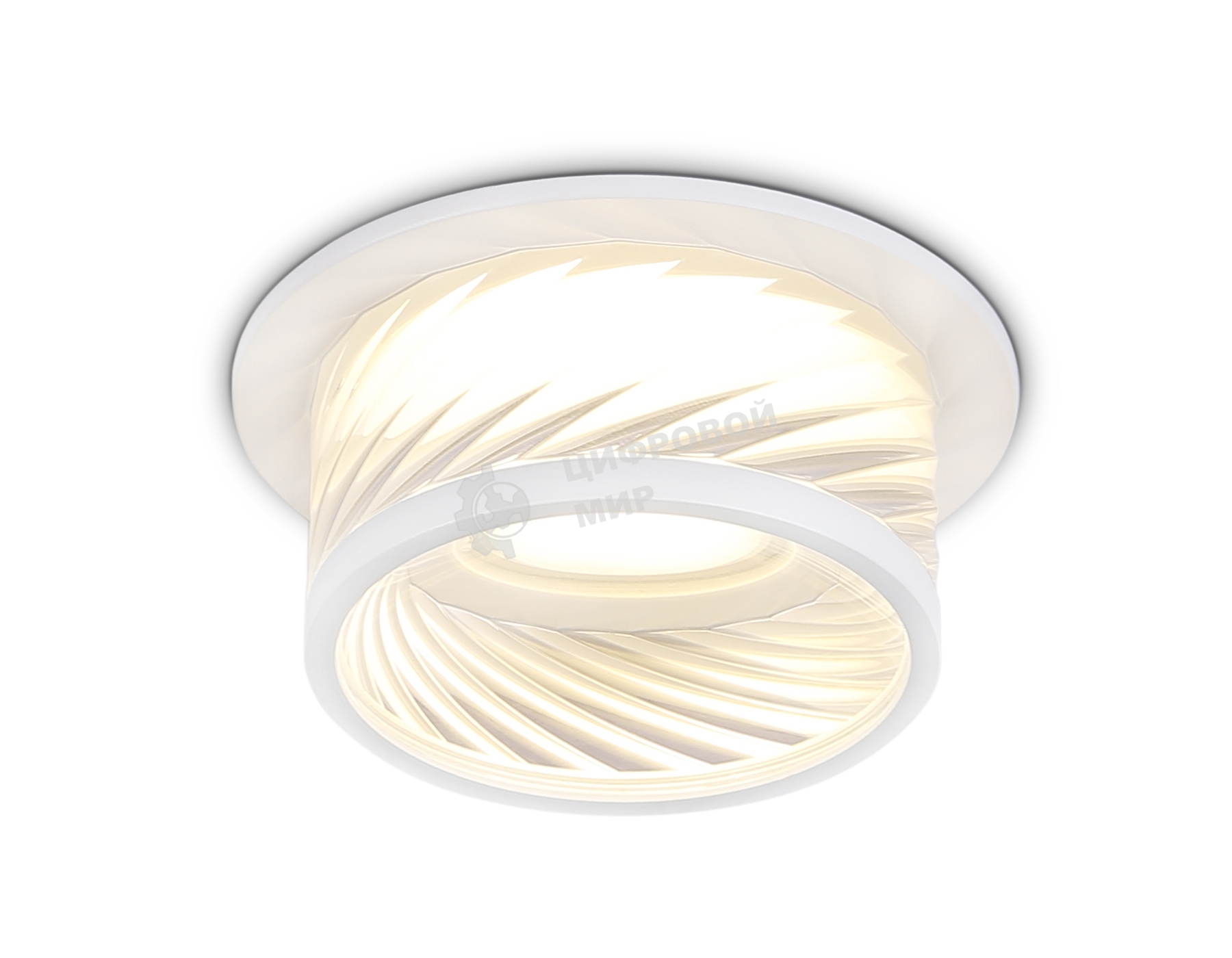 Светильник Ambrella light TN1251 SWH/CL белый песок/прозрачный GU5.3 D98*58